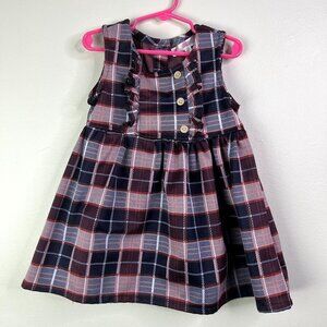 Nannette Kids plaid holiday dress‎ size 4T